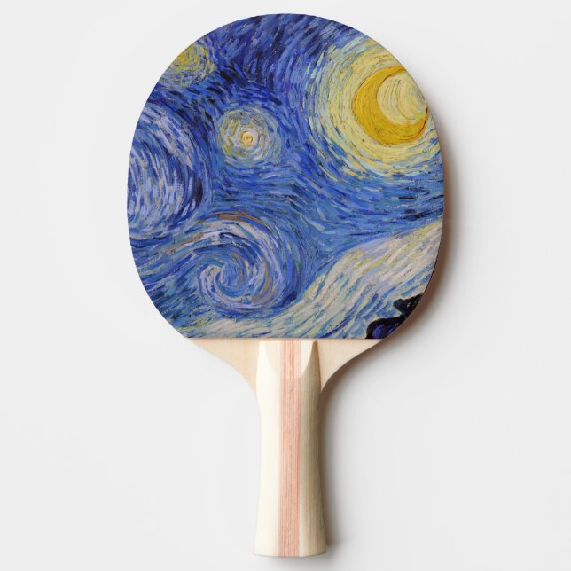 Vincent Van Gogh - The Starry night Ping Pong Paddle (Front)