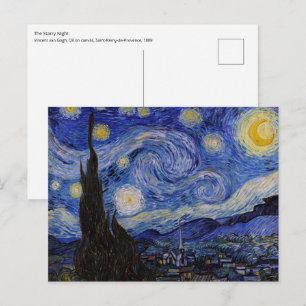Vincent Van Gogh - The Starry night Postcard