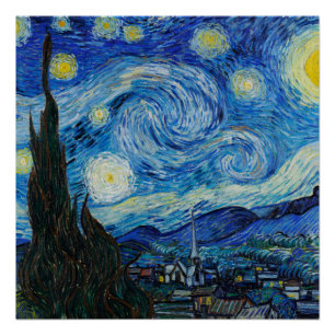 Vincent Van Gogh The Starry Night Poster