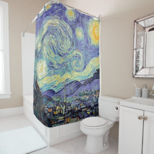 Vincent Van Gogh The Starry Night Shower Curtain