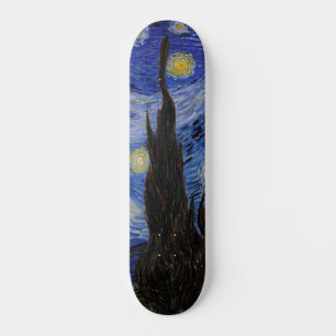 Vincent Van Gogh - The Starry night Skateboard