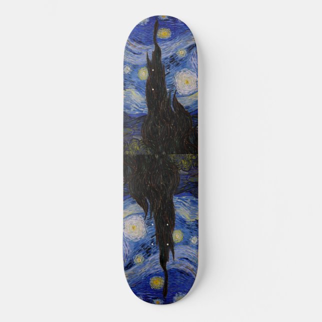 Vincent Van Gogh - The Starry night Skateboard (Front)