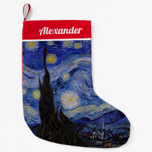 Vincent Van Gogh - The Starry night Small Christmas Stocking