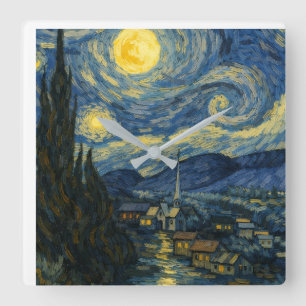 Vincent van Gogh The Starry Night Wall Clock