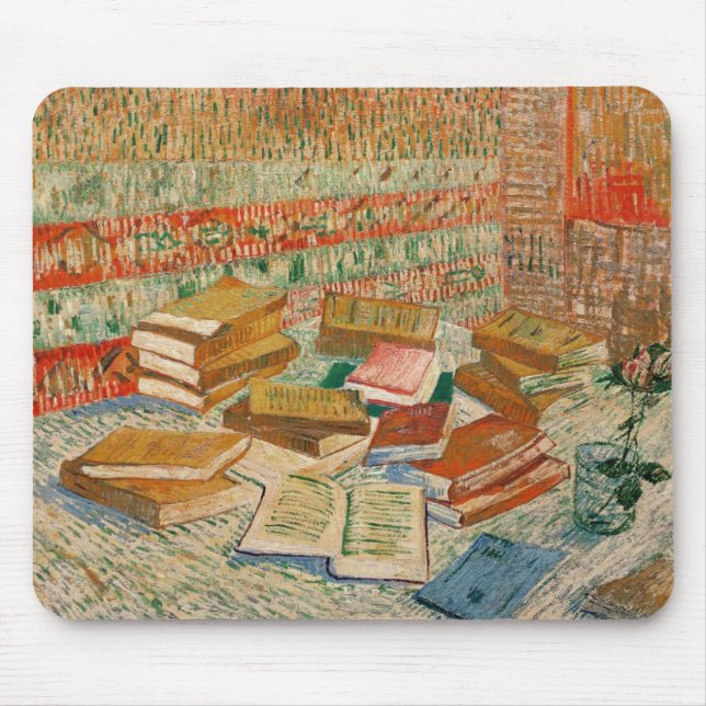 Vincent van Gogh | The Yellow Books, 1887 Mouse Mat (Front)