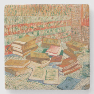 Vincent van Gogh The Yellow Books, 1887 Stone Coaster