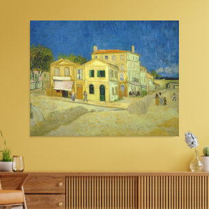 Vincent van Gogh -The yellow house Canvas Print