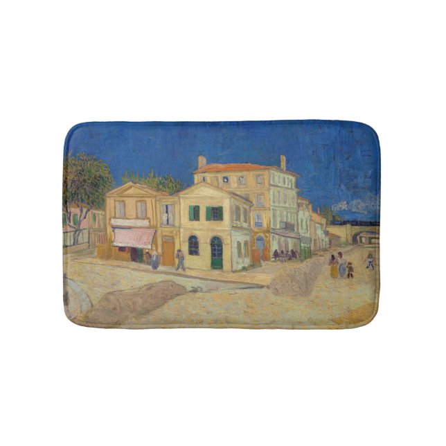Vincent van Gogh - The Yellow House / The Street Bath Mat (Front)