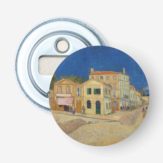 Vincent van Gogh - The Yellow House / The Street Bottle Opener (Front)