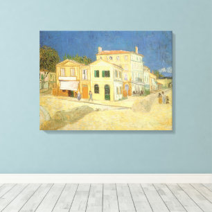Vincent van Gogh - The Yellow House (The Street) Canvas Print