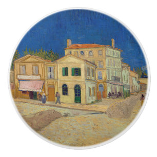 Vincent van Gogh - The Yellow House / The Street Ceramic Knob