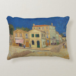 Vincent van Gogh - The Yellow House / The Street Decorative Cushion