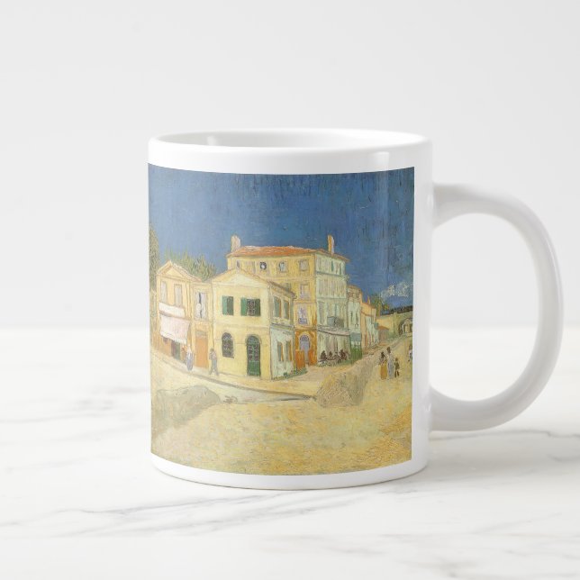 Vincent van Gogh - The Yellow House (The Street) Large Coffee Mug (Right)