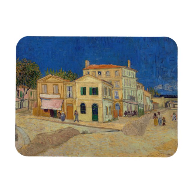 Vincent van Gogh - The Yellow House / The Street Magnet (Horizontal)