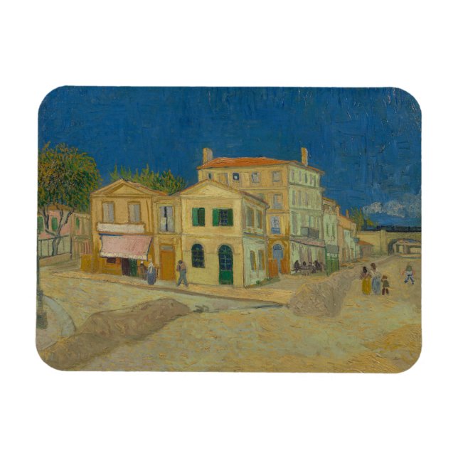 Vincent Van Gogh, The Yellow House, The Street Magnet (Horizontal)