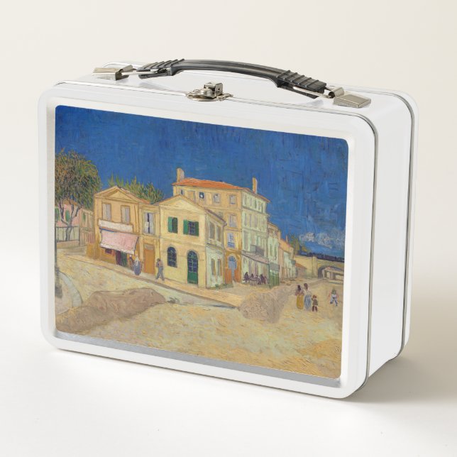 Vincent van Gogh - The Yellow House / The Street Metal Lunch Box (Front)