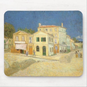 Vincent van Gogh - The Yellow House (The Street) Mouse Mat