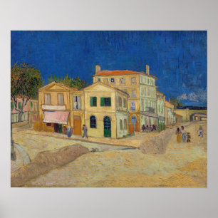 Vincent van Gogh - The Yellow House / The Street Poster
