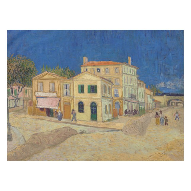 Vincent van Gogh - The Yellow House / The Street Tablecloth (Front (Horizontal))