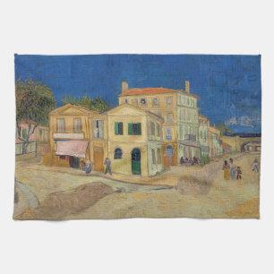 Vincent van Gogh - The Yellow House / The Street Tea Towel