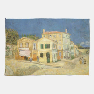 Vincent van Gogh - The Yellow House (The Street) Tea Towel