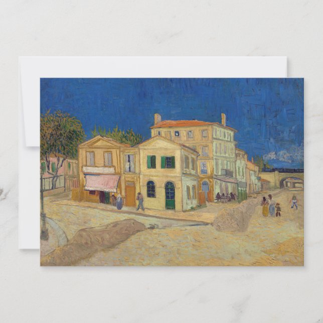 Vincent van Gogh - The Yellow House / The Street Thank You Card (Front)