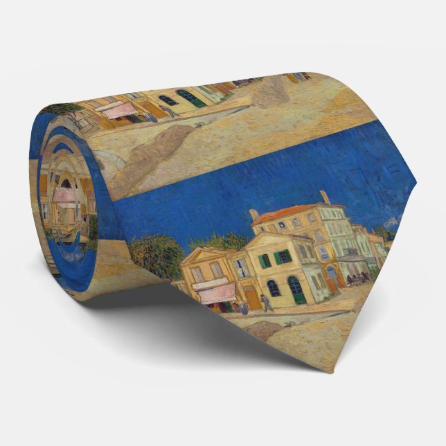 Vincent van Gogh - The Yellow House / The Street Tie (Rolled)