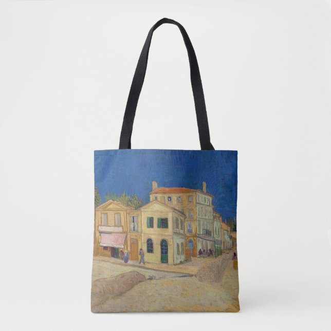 Vincent van Gogh - The Yellow House / The Street Tote Bag (Front)