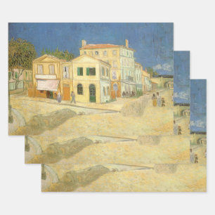 Vincent van Gogh - The Yellow House (The Street) Wrapping Paper Sheet