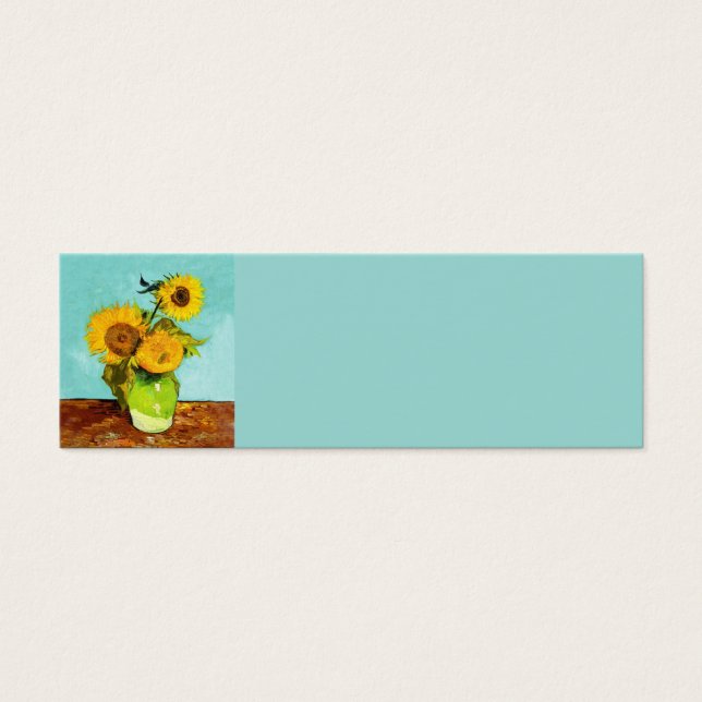 Vincent Van Gogh Three Sunflowers In A Vase (Front)
