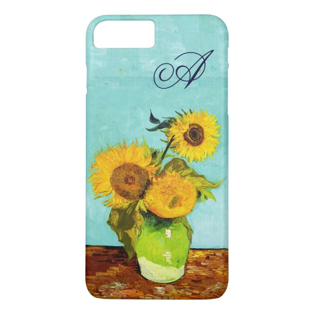 Vincent Van Gogh Three Sunflowers In A Vase Case-Mate iPhone Case (Back)