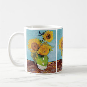 Vincent Van Gogh - Three Sunflowers in a Vase Coffee Mug