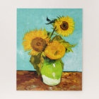 Vincent Van Gogh Three Sunflowers In A Vase