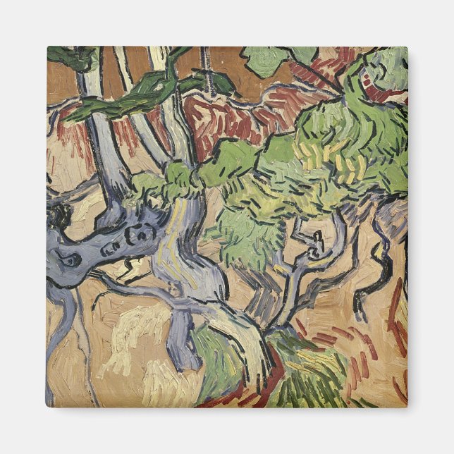 Vincent van Gogh | Tree roots, 1890 Magnet (Front)