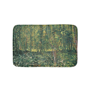Vincent van Gogh Trees and Undergrowth, 1887 Bath Mat