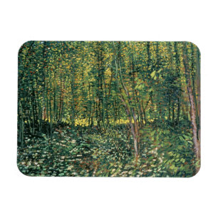 Vincent van Gogh   Trees and Undergrowth, 1887 Magnet