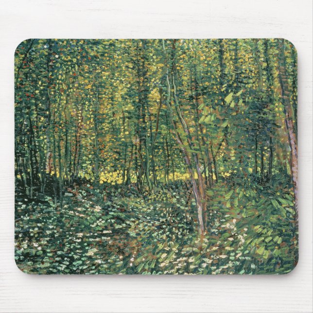 Vincent van Gogh | Trees and Undergrowth, 1887 Mouse Mat (Front)