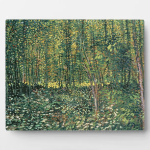 Vincent van Gogh Trees and Undergrowth, 1887 Plaque