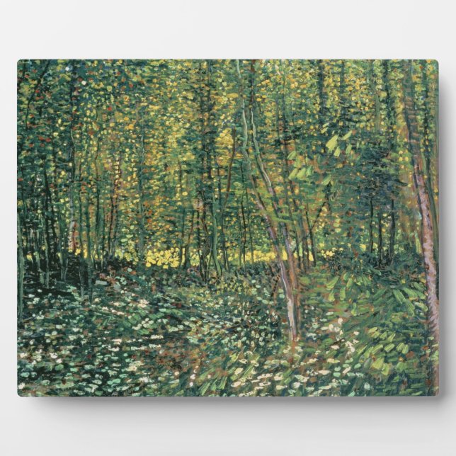 Vincent van Gogh | Trees and Undergrowth, 1887 Plaque (Front)