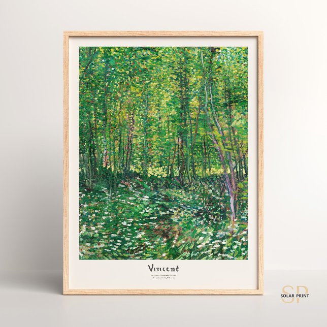 Vincent van Gogh Trees and Undergrowth Art Print (Creator Uploaded)