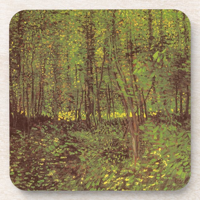 Vincent van Gogh - Trees and Undergrowth Coaster (Front)