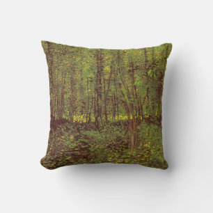 Vincent van Gogh - Trees and Undergrowth Cushion