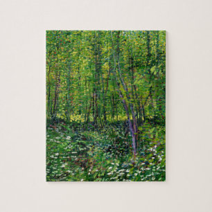 Vincent Van Gogh Trees And Undergrowth Jigsaw Puzzle