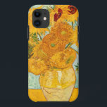 Vincent Van Gogh Twelve Sunflowers In a Vase Art iPhone 11 Case<br><div class="desc">Vincent Van Gogh Twelve Sunflowers In a Vase Art Phone Case</div>