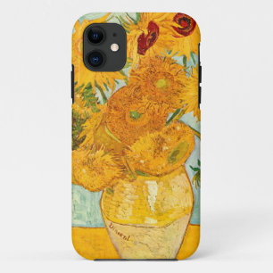 Vincent Van Gogh Twelve Sunflowers In a Vase Art iPhone 11 Case