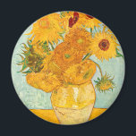 Vincent Van Gogh Twelve Sunflowers In a Vase Art Magnet<br><div class="desc">Vincent Van Gogh Twelve Sunflowers In a Vase Art Magnet</div>