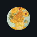Vincent Van Gogh Twelve Sunflowers In a Vase Art Magnet<br><div class="desc">Vincent Van Gogh Twelve Sunflowers In a Vase Art Magnet</div>
