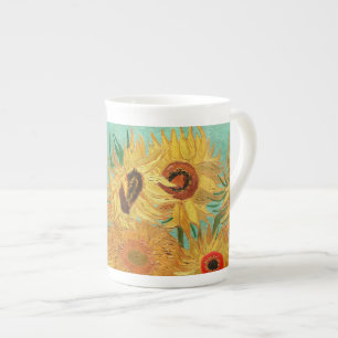 Vincent Van Gogh Twelve Sunflowers In A Vase Bone China Mug