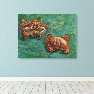 Vincent Van Gogh, Two Crabs Canvas Print