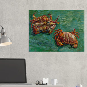 Vincent Van Gogh, Two Crabs Foil Prints